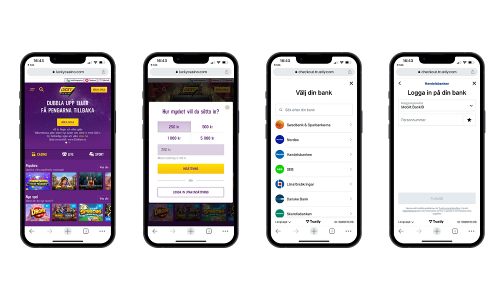 casino inloggning med bankid